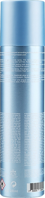 Strong Hold Hair Spray - BjOrn AxEn Strong Hold Fixing Hairspray — photo N8