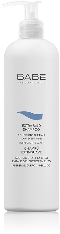 Gentle Shampoo for All Hair Types - Babe Laboratorios Extra Mild Shampoo — photo N8