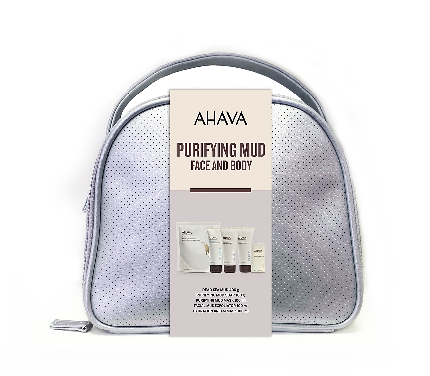 Set, 6 products - Ahava Purifying Mud Face And Body — photo N1