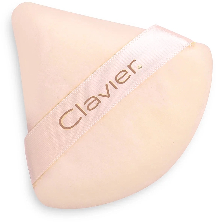 Makeup Sponge 'Triangular Puff', beige, 4 pcs. - Clavier — photo N2