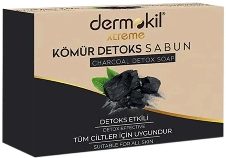 Charcoal Soap - Dermokil Xtreme Charcoal Detox Soap — photo N1