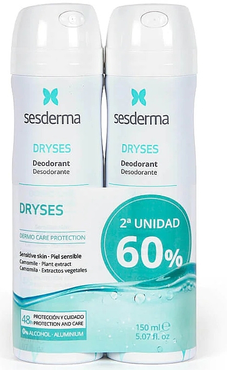 Set - SesDerma Laboratories Dryses Dermo Care Protection (deo/spray/150mlx2) — photo N1