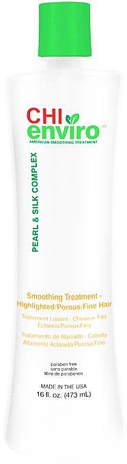 Smoothing & Repair Treatment for Highlighted, Porous & Fine Hair - CHI Enviro American Smoothing Treatment — photo N2