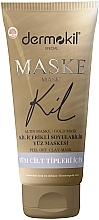 Peel-Off Face Mask - Dermokil Peel Off Gold Clay Mask — photo N5