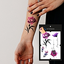 Temporary Tattoo "Refined Rose" - Tattooshka — photo N46