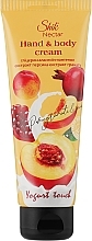 Hand & Body Cream 'Peach & Pomegranate Extracts' - Shik Nectar Yogurt Touch Hand & Body Cream — photo N2