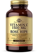 Vitamin C & Roseship Dietary Supplement, 1500mg - Solgar Vitamin C With Rose Hips 1500mg — photo N26