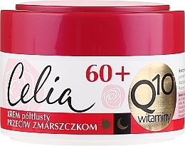 Fragrances, Perfumes, Cosmetics Anti-Aging Semi-Oily Face Cream - Celia Q10 Face Cream 60+