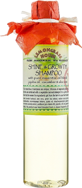 Hair Growth & Shine Shampoo - Lemongrass House Shine & Growth Shampoo — photo N2