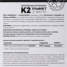 Vitamin K2 Vita MK-7 Dietary Supplement, 200mcg - Laborell — photo N29