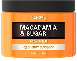 Cherry Blossom Body Scrub - Kundal Macadamia&Sugar Body Scrub Cherry Blossom — photo N4