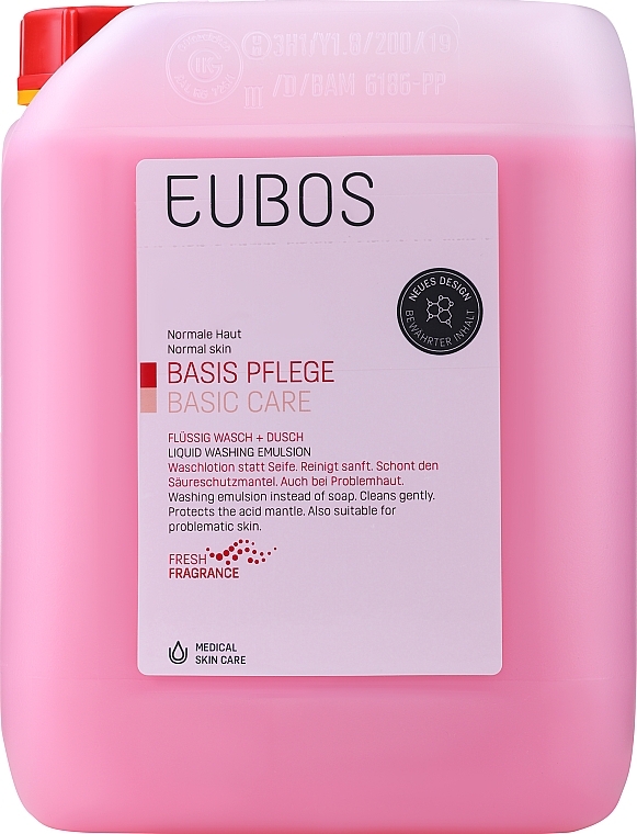 Shower Emulsion - Eubos Med Basic Skin Care Liquid Washing Emulsion Red (refill) — photo N3