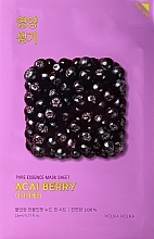 Vitaminizing Facial Sheet Mask with Acai Berry - Holika Holika Pure Essence Mask Sheet Acai Berry — photo N1