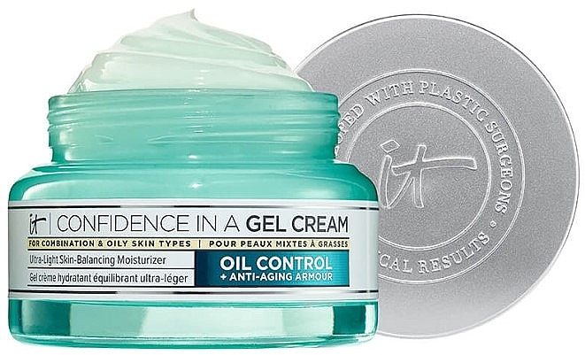 Moisturizing Oil-Free Face Cream - It Cosmetics Confidence in a Gel Cream Oil Control — photo N2