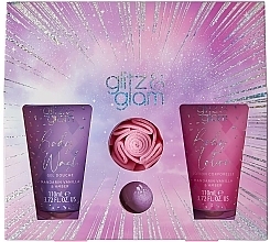 Fragrances, Perfumes, Cosmetics Set - Style & Grace Glitz & Glam Glimmer Gift Set (b/wash/110ml + b/lot/110ml + b/fizzer/80g + sh/flower)