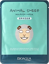 Fragrances, Perfumes, Cosmetics Facial Sheet Mask "Animal Sheep" - Bioaqua Animal Sheep Nourish Mask