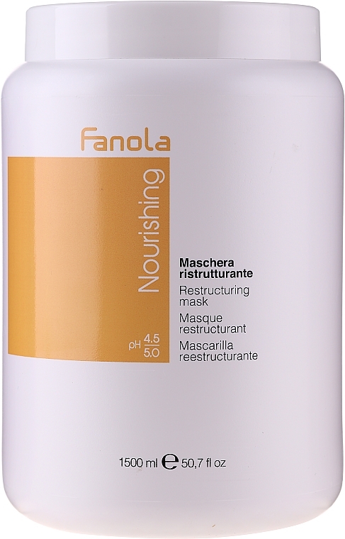 Nourishing Restructuring Mask for Dry and Brittle Hair - Fanola Nourishing Restructuring Mask — photo N1