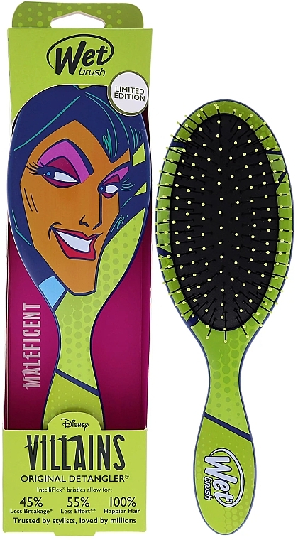 Hair Brush - Wet Brush Original Detangler Disney Villains Brush Maleficent — photo N7