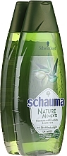 Fragrances, Perfumes, Cosmetics Set - Schwarzkopf Schauma Nature Moments Olive Oil Shampoo (shmp/2x400ml)