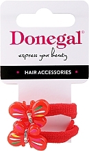 Fragrances, Perfumes, Cosmetics Hair Ties, FA-5659, red butterflies - Donegal