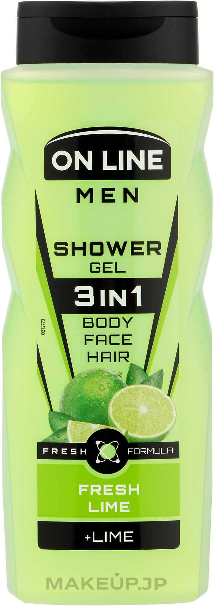 Shower Gel 3 in 1 - On Line Men Fresh Lime Shower Gel — photo 410 ml