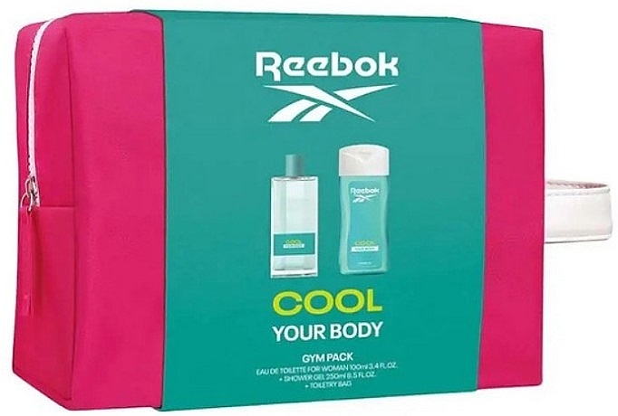 Reebok Cool Your Body - Set (edt/100ml+sh/gel/250ml+ bag/1pcs) — photo N1