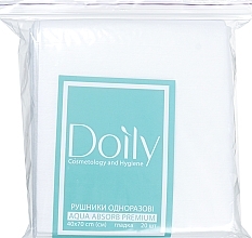 Towels in Pack, 40x70cm, 50g/m2, 20pcs, smooth - Doily Aqua Absorb Premium — photo N2