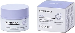 Fragrances, Perfumes, Cosmetics Night Face Cream - Bioearth Vitaminica Vit A Night Face Cream