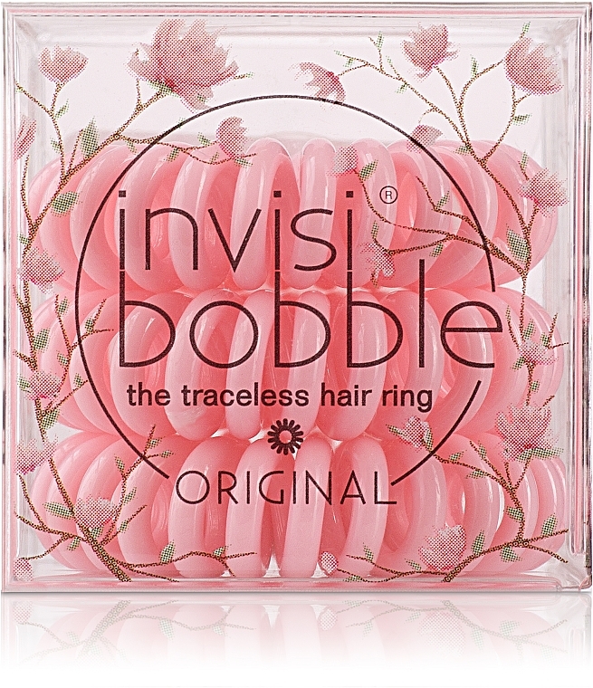 Hair Ring, 3 pcs - Invisibobble Cherry Blossom — photo N8