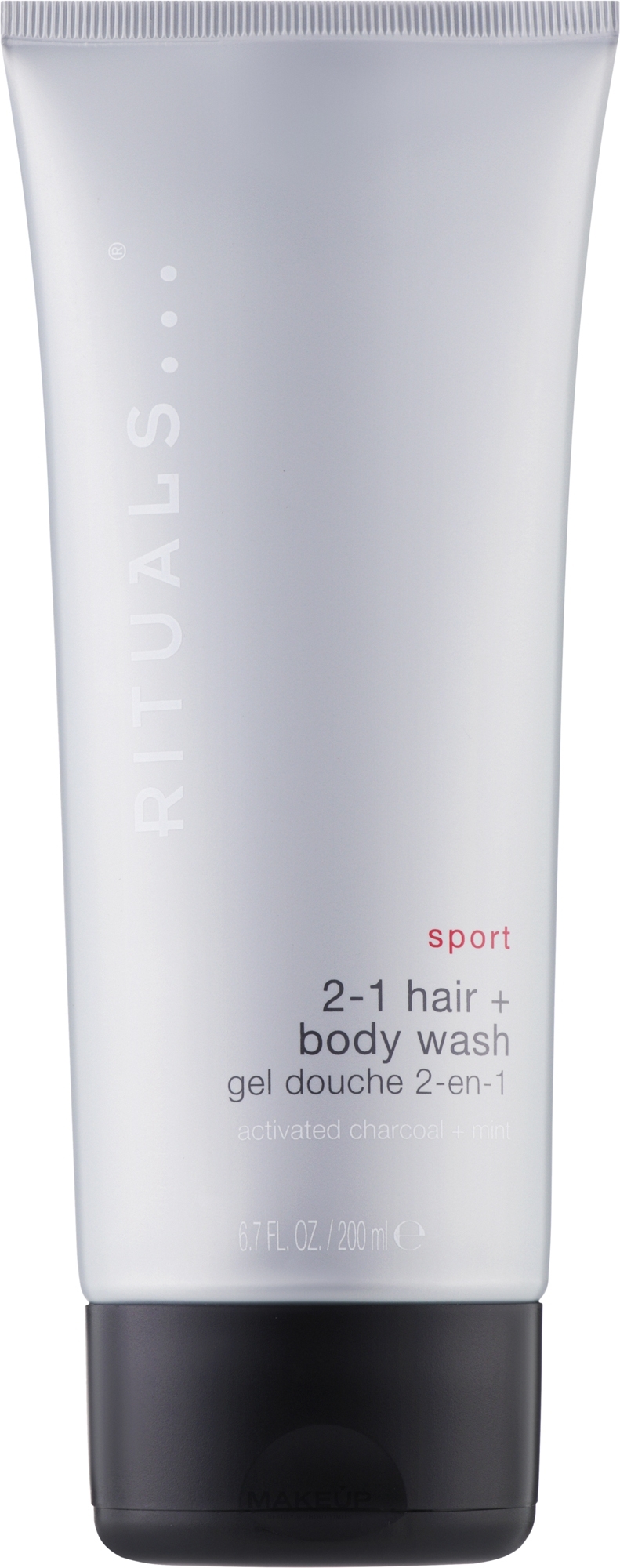 2in1 Shower Gel & Shampoo - Rituals Sport 2-1 Hair + Body Wash — photo 200 ml