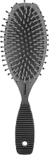 Fragrances, Perfumes, Cosmetics Massaging Hair Brush, 10 rows, gray - Titania