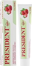 Fluoride Toothpaste "Clinical Kids. Strawberry", 3-6 years - PresiDENT — photo N8