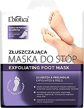 Exfoliating Foot Mask - L'biotica Home Spa — photo N1