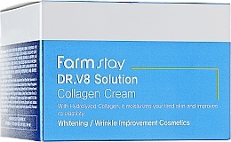Brightening Anti-Wrinkle Face Cream with Collagen - FarmStay DR.V8 Solution Collagen Cream — photo N6