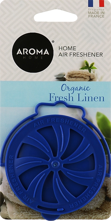 Car Air Freshener "Fresh Linen" - Aroma Home Organic — photo N1