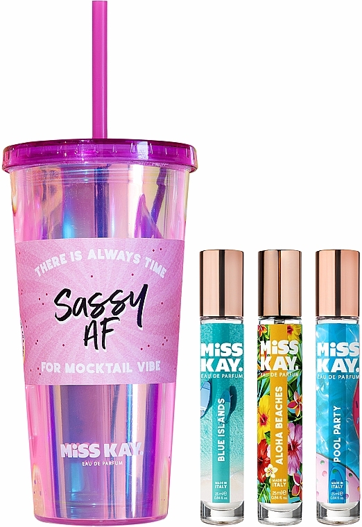 Miss Kay Tumbler Cup Kit - Set (edp/25ml+edp/25ml+edp/25ml) — photo N1