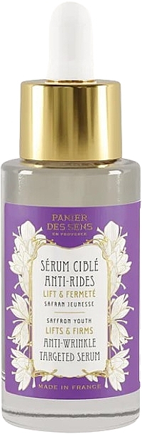 Saffron Anti-Wrinkle Serum - Panier Des Sens Saffron Youth Lift & Firms Anti-wrinkle Targeted Serum — photo N1