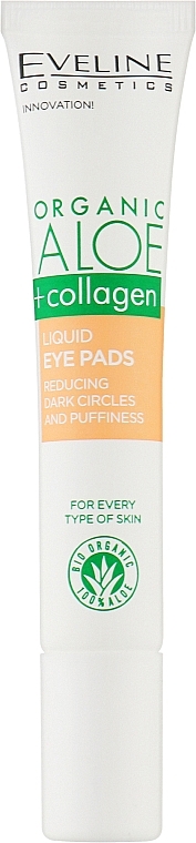 Liquid Eye Patches - Eveline Cosmetics Organic Aloe + Collagen — photo N1