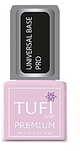 Fragrances, Perfumes, Cosmetics Unscented Gel Polish Base - Tufi Profi Premium Universal Base Pro