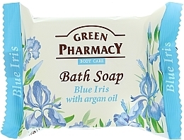 Blue Iris & Almond Oil Solid Soap - Green Pharmacy — photo N1