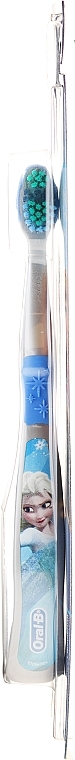 Soft Toothbrush Kids 3-5, Frozen Elsa, blue & grey - Oral-B Kids — photo N12