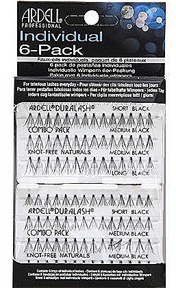 Individual Combo Pack Black Lashes - Ardell Set Individual Combo Pack Black — photo N2