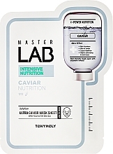 Fragrances, Perfumes, Cosmetics Face Mask - Tony Moly Master Lab Intensive Nutrition Caviar Nutrition Face Mask Sheet