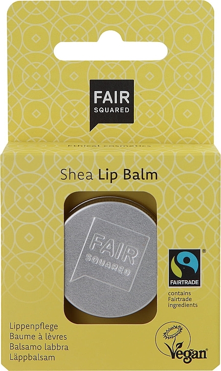 Lip Balm "Vanilla" - Fair Squared Lip Balm Shea — photo N1