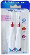 Fragrances, Perfumes, Cosmetics Combined Wide Interdental Brush - Elgydium Clinic Trio Compact Large Spaces Mixed