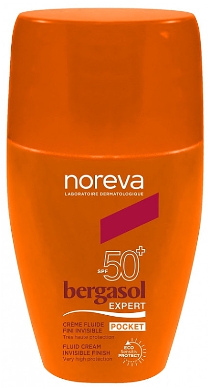 Waterproof Invisible Body Sun Cream - Noreva Laboratoires Bergasol Expert Cream Invisible Finish Fluid SPF50+ — photo N1