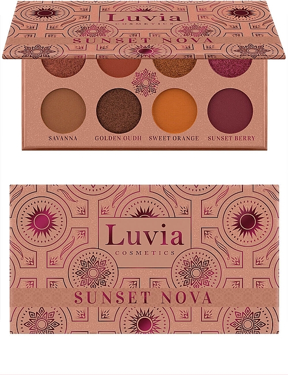 Eyeshadow Palette - Luvia Cosmetics Sunset Nova Eyeshadow Palette — photo N2