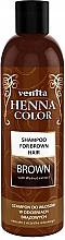 Brown Hair Care Shampoo - Venita Henna Color Brown Shampoo — photo N1