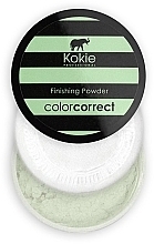 Fragrances, Perfumes, Cosmetics Anti-Redness Finishing Powder - Kokie Professional Green Color Correct Finishing Powder