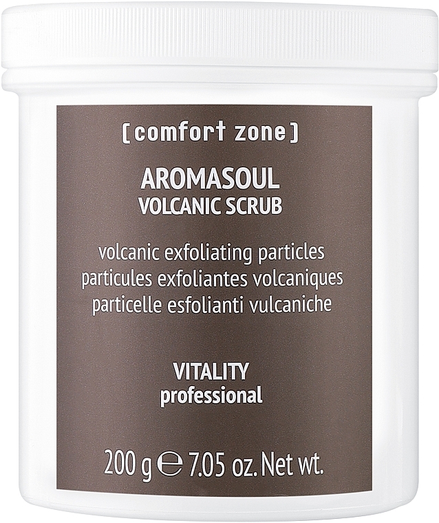 Body Scrub - Comfort Zone Aromasoul Volcanic Scrub — photo N1